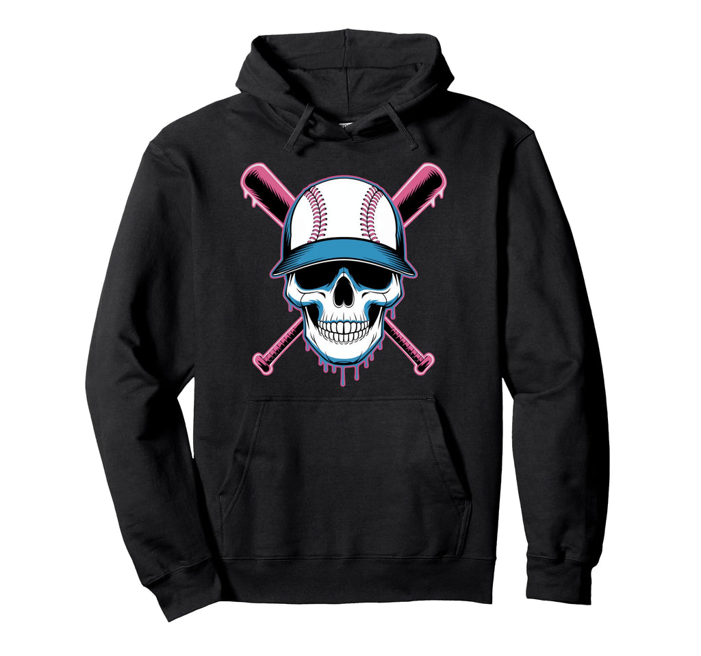 Baseball Ice Cream Dripping Baseball Hoodie - Custom Art Print for Adults - T-Shirt, Sweatshirt, Hoodie