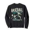 Baseball Dad Fathers Day Sweatshirt - Aesthetic Graphic Men Women - T-Shirt, Sweatshirt, Hoodie