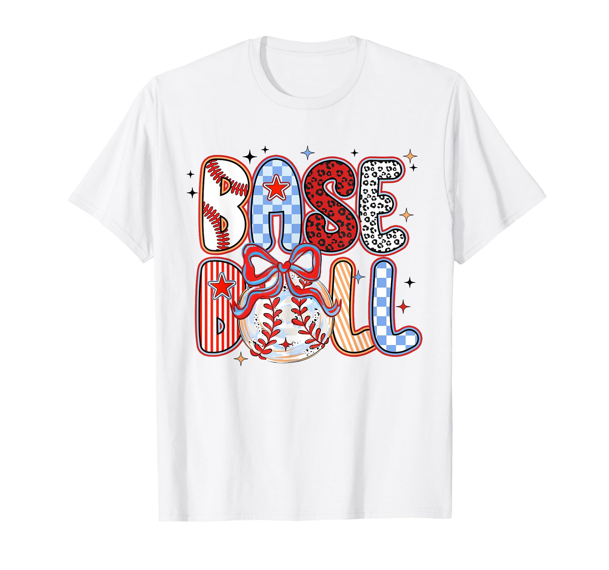Brushstroke Baseball Coquette Baseball T-Shirt - Minimalist Print Unisex - T-Shirt, Sweatshirt, Hoodie