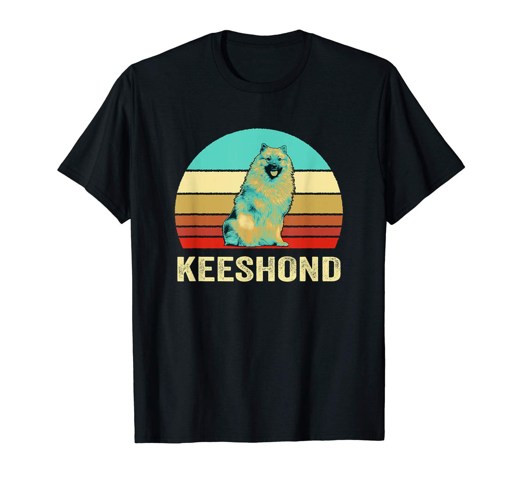 Sunset Keeshond T-Shirt - Unique Graphic Unisex - T-Shirt, Sweatshirt, Hoodie