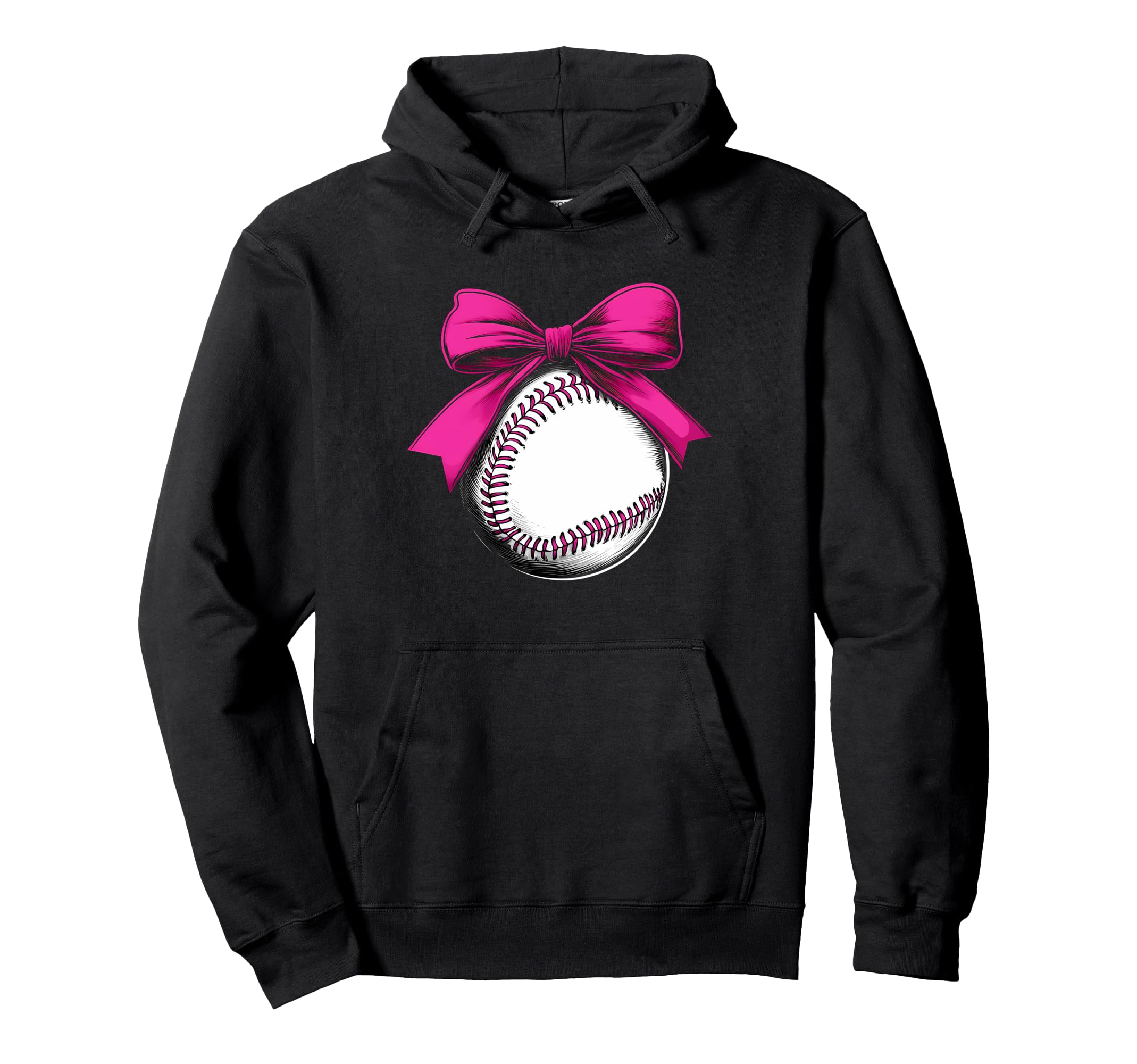 Baseball Coquette Bow Baseball Mom Hoodie - Aesthetic Graphic Unisex - T-Shirt, Sweatshirt, Hoodie