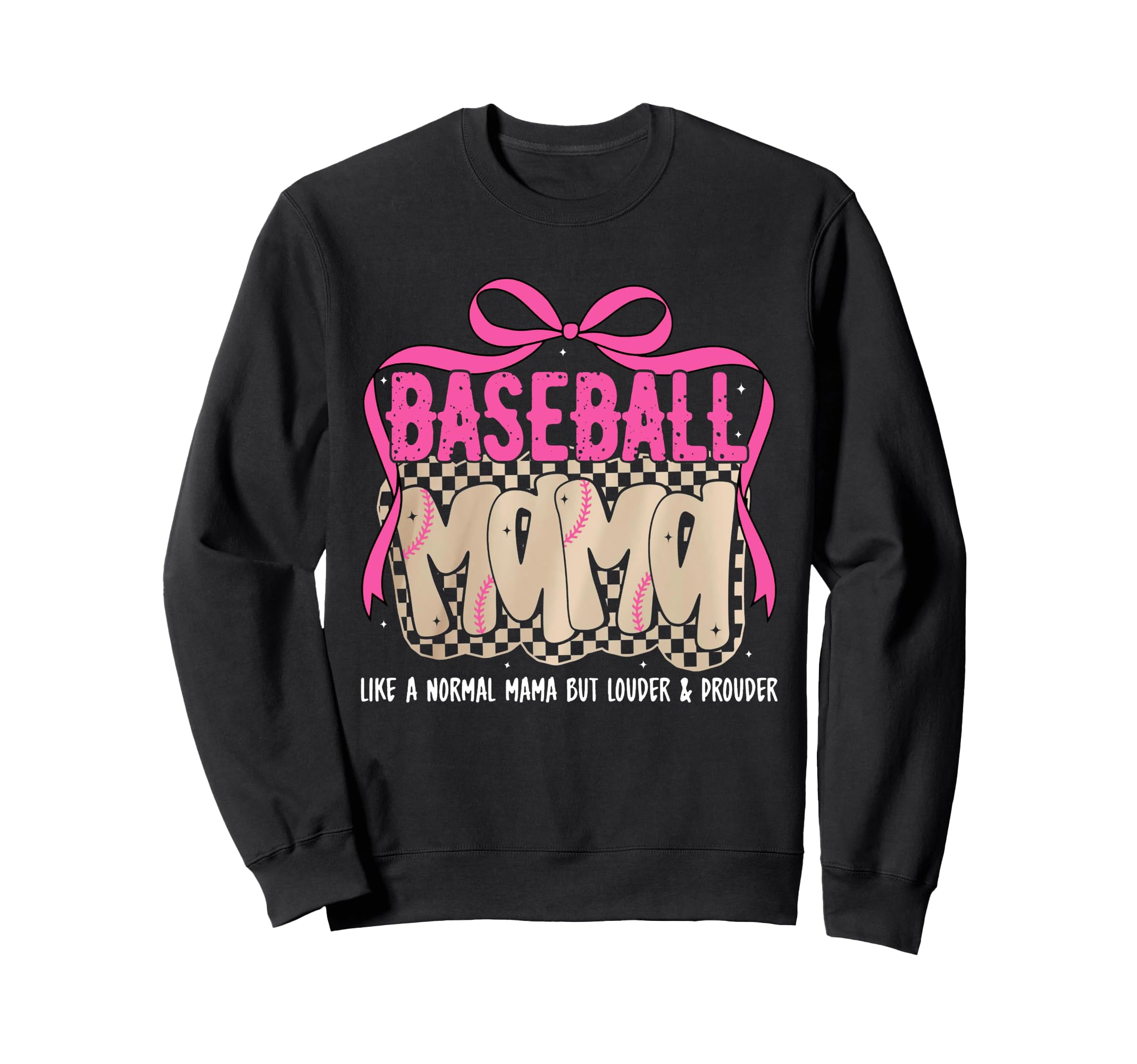 Baseball Mama Like Normal Mama Sweatshirt - Minimalist Print Men Women - T-Shirt, Sweatshirt, Hoodie