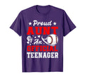 13Th Birthday Baseball Proud Aunt T-Shirt - Aesthetic Graphic for Adults - T-Shirt, Sweatshirt, Hoodie
