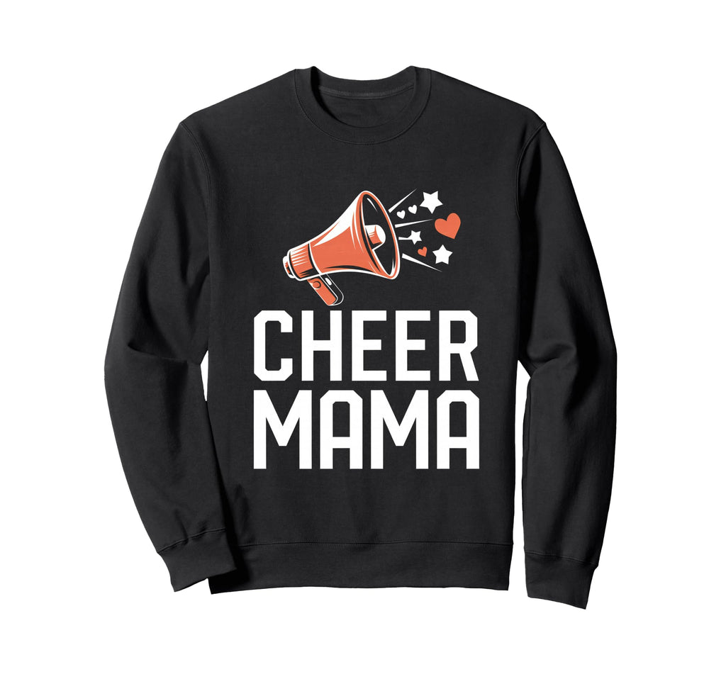 Cheer Mom Mother Bow Cheerleader Sweatshirt - Aesthetic Graphic Unisex - T-Shirt, Sweatshirt, Hoodie