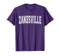 Zanesville Oh Ohio Usa Sports Varsity T-Shirt - Minimalist Print Unisex - T-Shirt, Sweatshirt, Hoodie