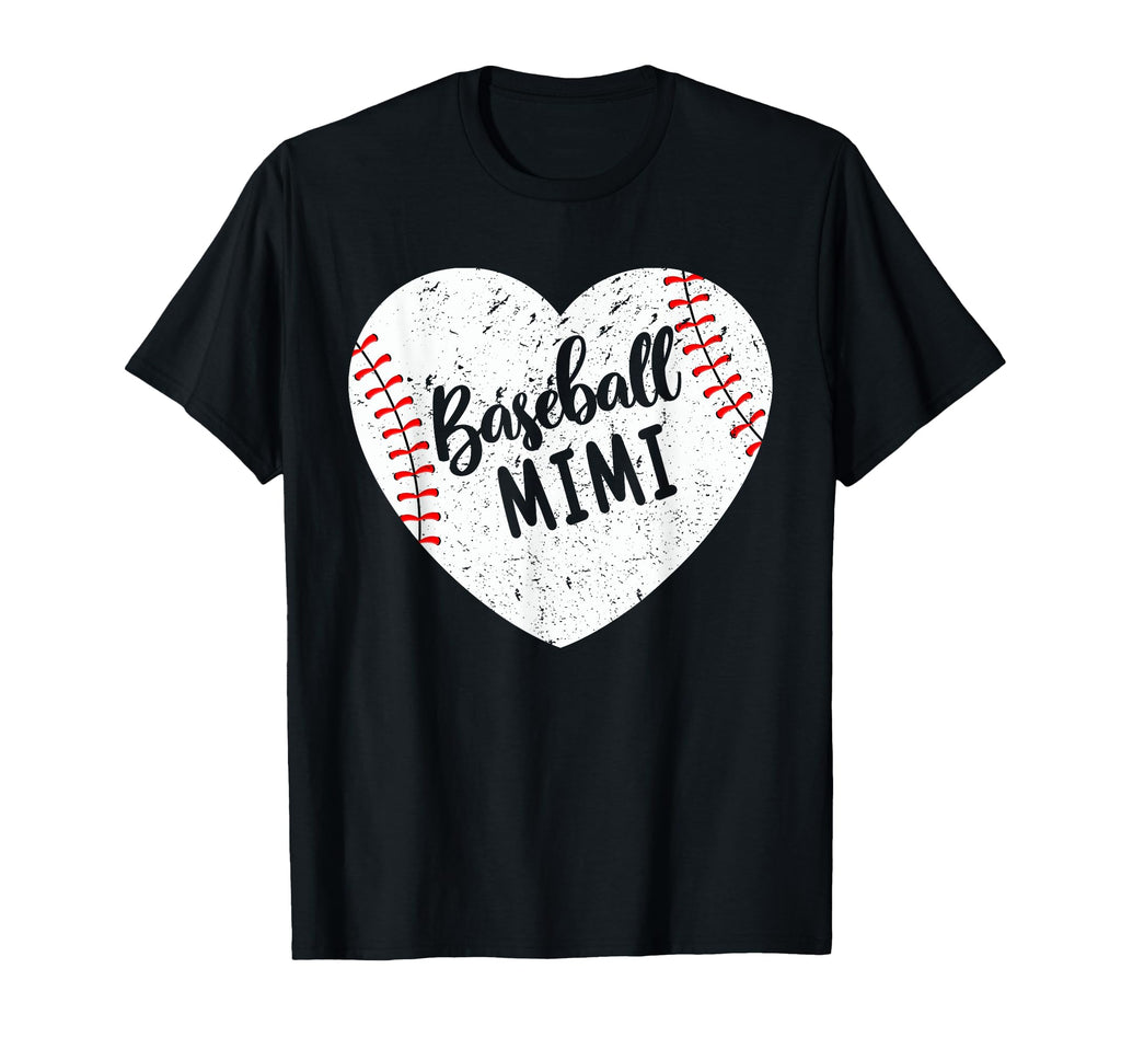 Baseball Mimi Heart Baseball Grandma T-Shirt - Streetwear Style Men Women - T-Shirt, Sweatshirt, Hoodie