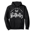 Antisocial Butterfly Introvert Sarcastic Hoodie - Aesthetic Graphic Unisex - T-Shirt, Sweatshirt, Hoodie
