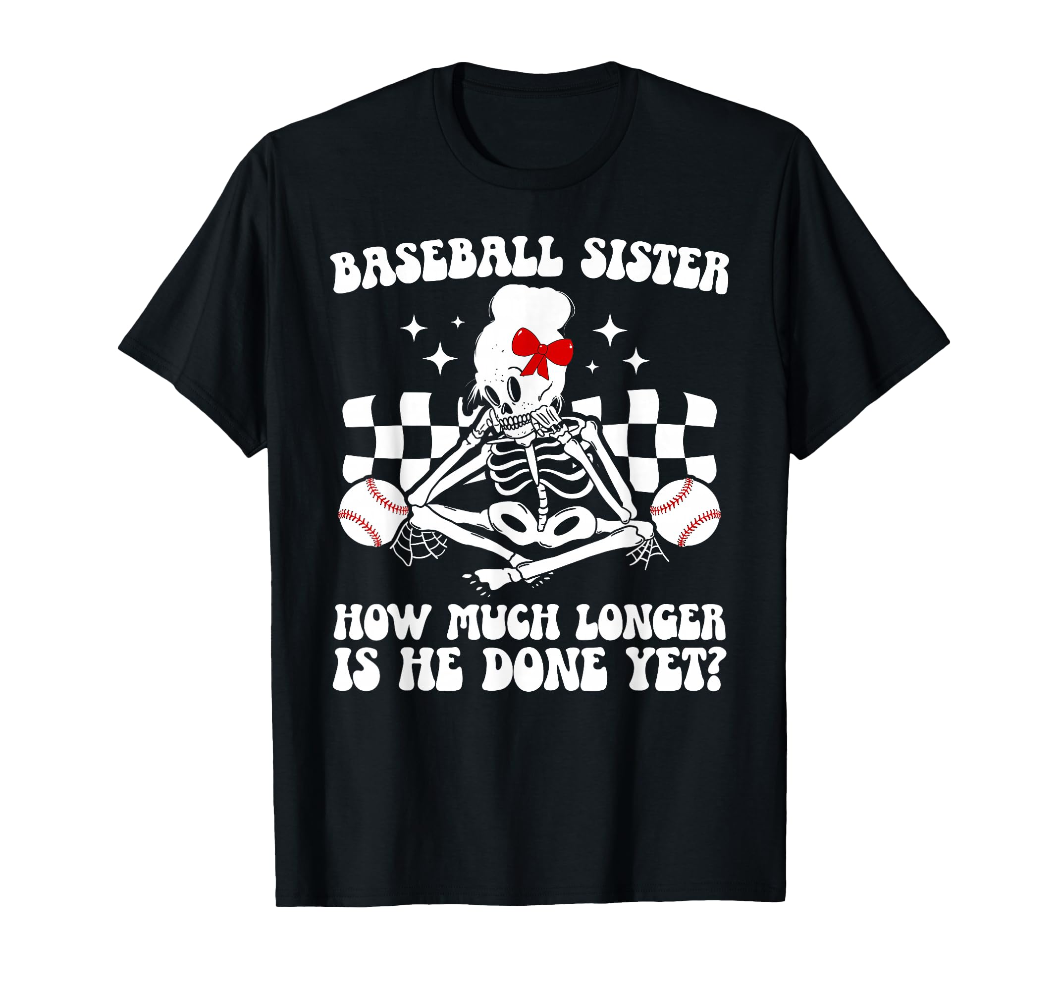 Baseball Sister Groovy Baseball Players T-Shirt - Graphic Print Men Women - T-Shirt, Sweatshirt, Hoodie