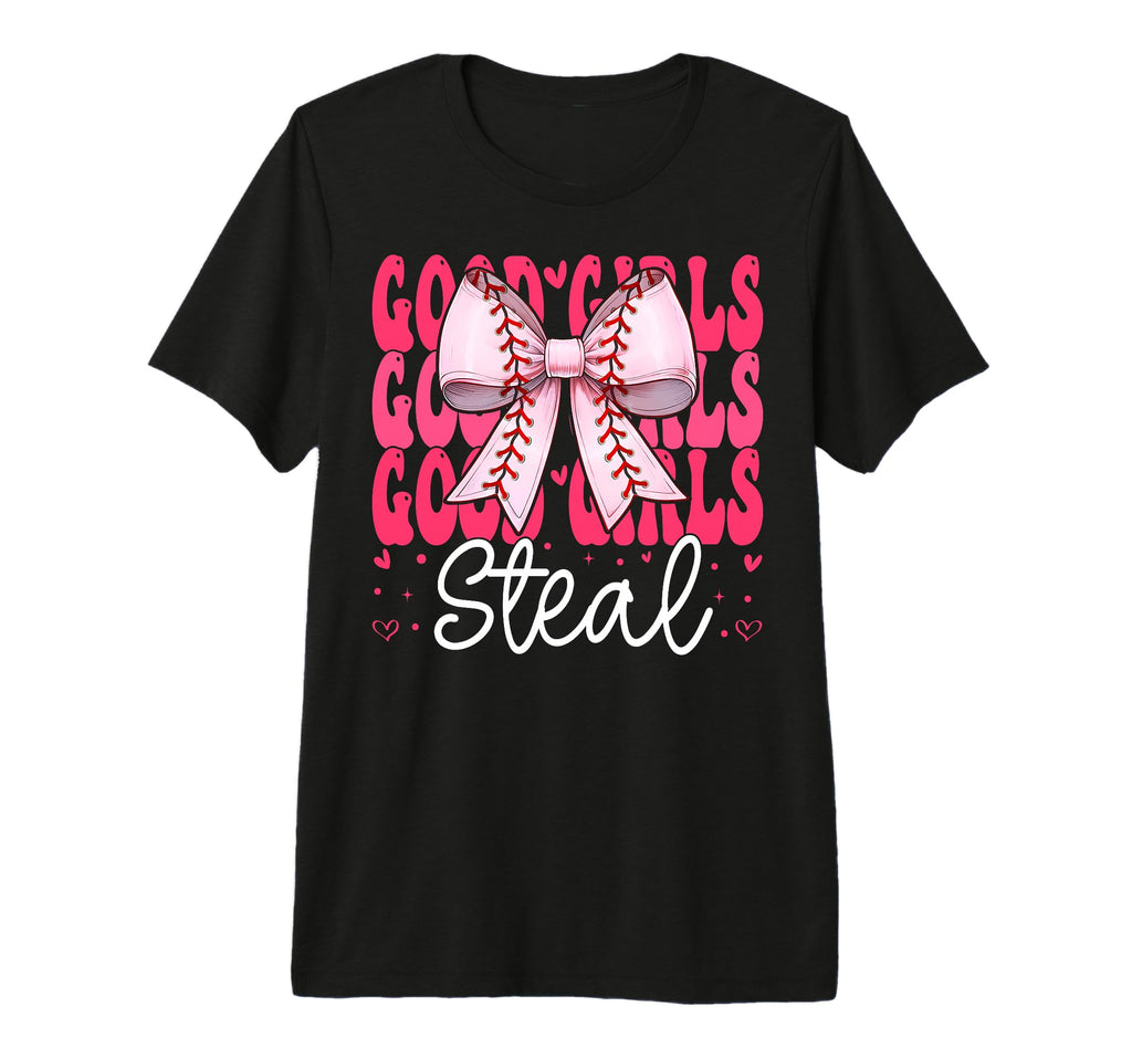 Baseball Mom Mothers Day Coquette Bow T-Shirt - Streetwear Style Men Women - T-Shirt, Sweatshirt, Hoodie