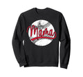 Baseball Mama Mothers Day Sweatshirt - Aesthetic Graphic for Adults - T-Shirt, Sweatshirt, Hoodie