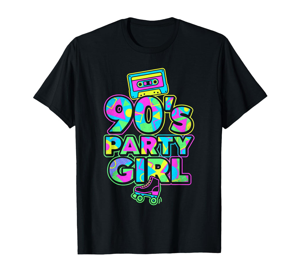90S Party Aesthetic Roller Skates T-Shirt - Casual Everyday Wear Unisex - T-Shirt, Sweatshirt, Hoodie
