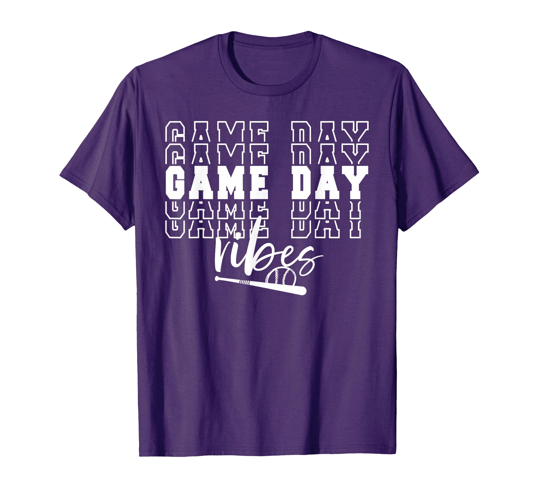 Game Day Vibes Softball Game Day T-Shirt - Unique Graphic for Adults - T-Shirt, Sweatshirt, Hoodie