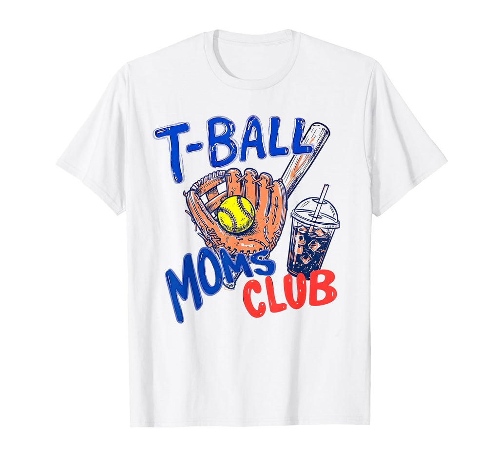 Tball Mom Softball T Ball Mama Mothers T-Shirt - Custom Art Print Unisex - T-Shirt, Sweatshirt, Hoodie