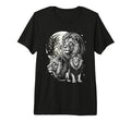 Lion 90S Aesthetic Y2K Lion Tri Blend T-Shirt - Trendy Graphic Unisex - T-Shirt, Sweatshirt, Hoodie