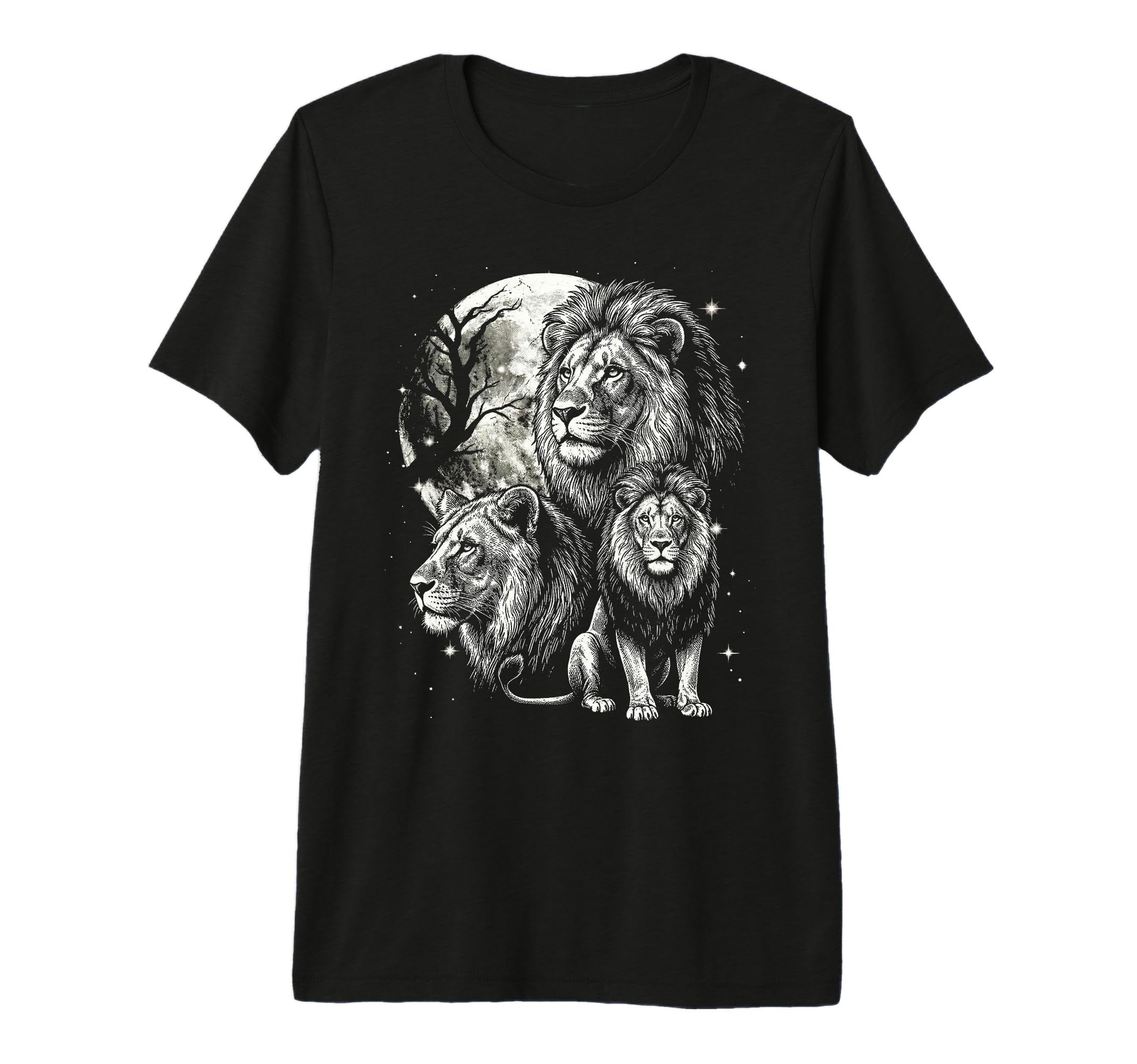 Lion 90S Aesthetic Y2K Lion Tri Blend T-Shirt - Trendy Graphic Unisex - T-Shirt, Sweatshirt, Hoodie