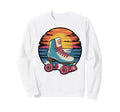 Colorful Roller Skate Lineup Sweatshirt - Novelty Apparel Men Women - T-Shirt, Sweatshirt, Hoodie