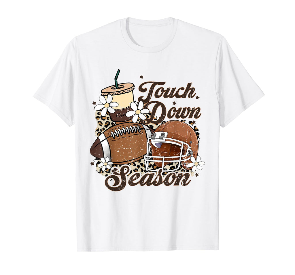 Touchdown Season Leopard Game Day T-Shirt - Unique Graphic Men Women - T-Shirt, Sweatshirt, Hoodie