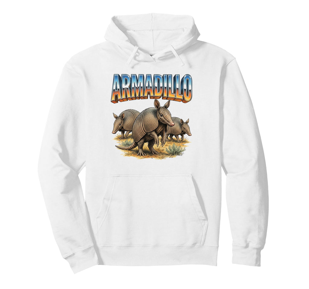 Armadillo 70S 90S Armadillo Animal Hoodie - Streetwear Style for Adults - T-Shirt, Sweatshirt, Hoodie