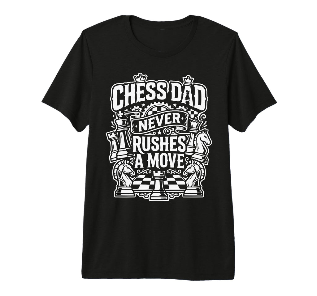 Chess Dad Board Game Daddy Checkmate Papa T-Shirt - Graphic Print Unisex - T-Shirt, Sweatshirt, Hoodie
