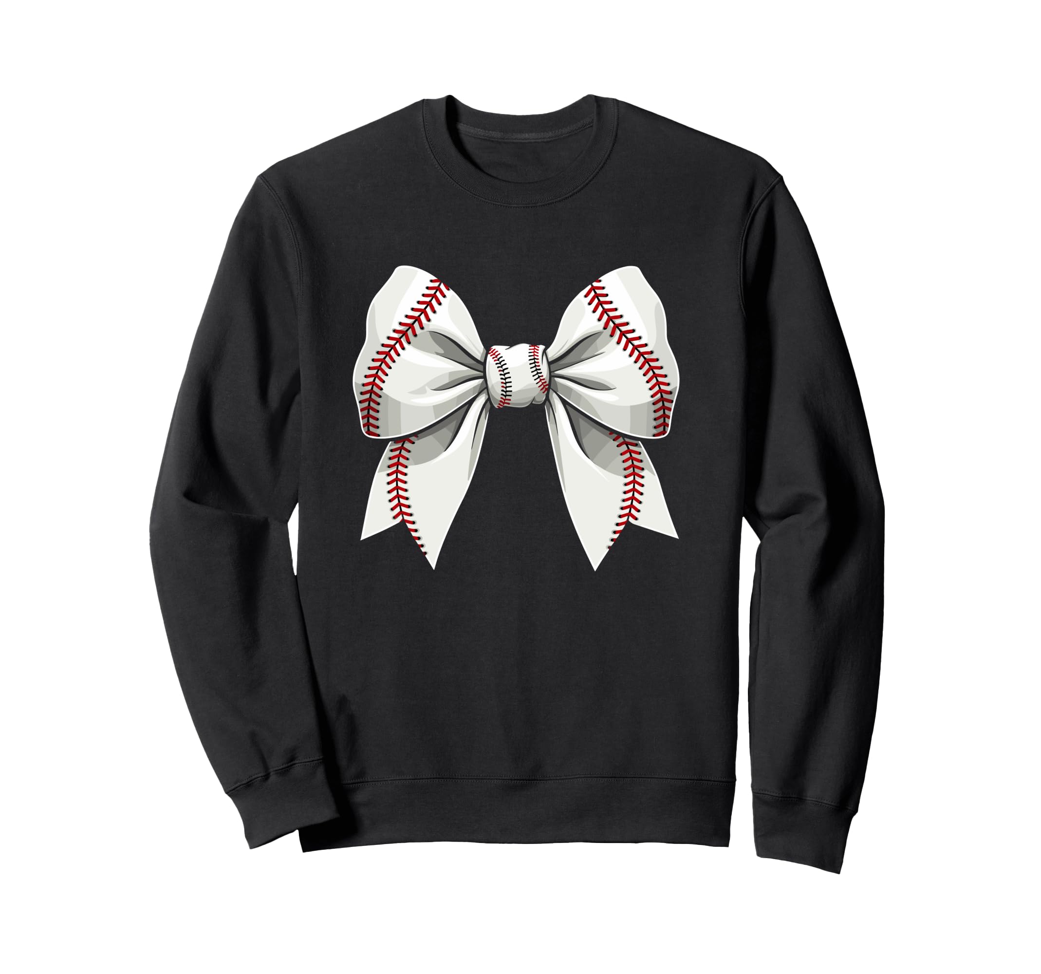 Baseball Coquette Bow Baseball Sweatshirt - Aesthetic Graphic Men Women - T-Shirt, Sweatshirt, Hoodie