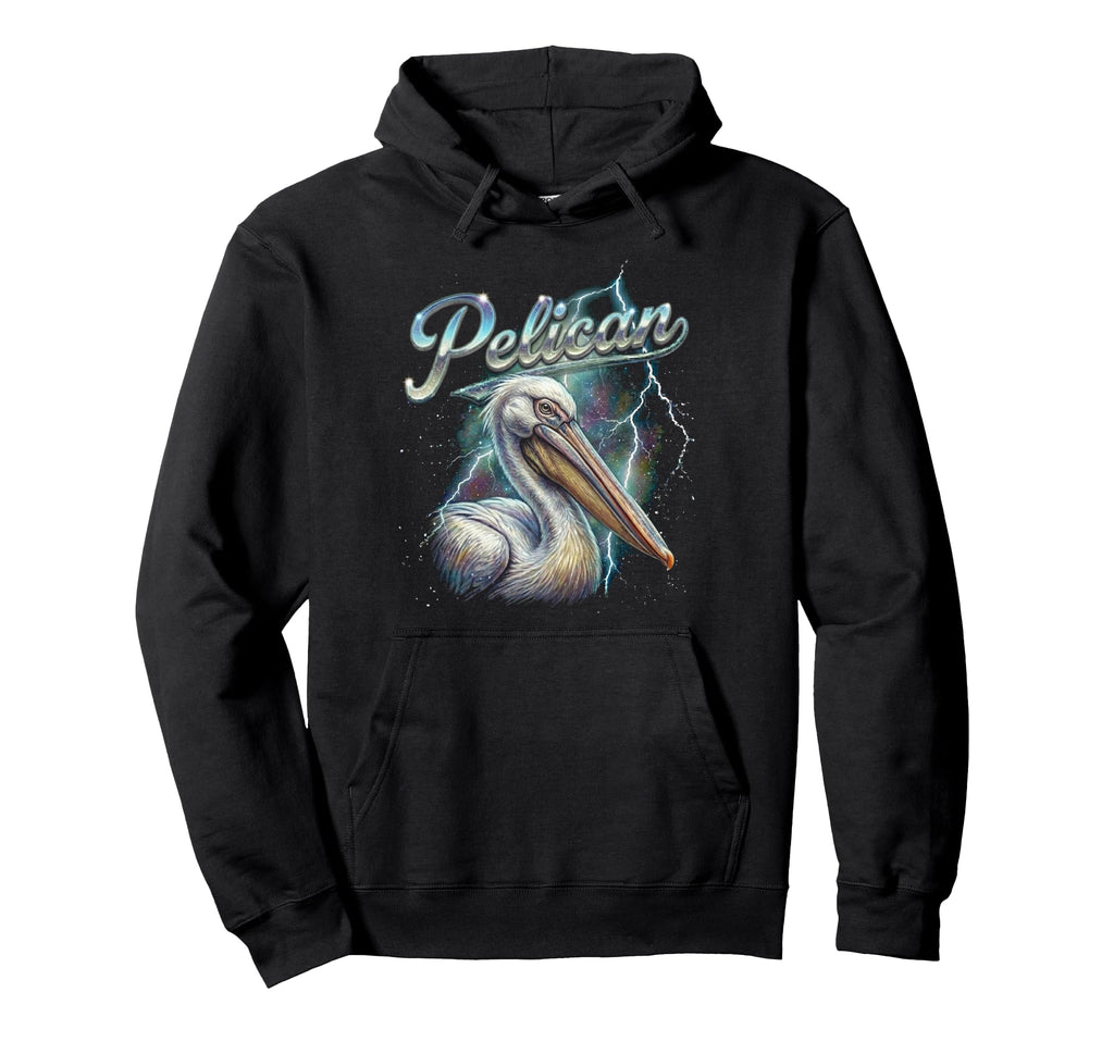 Pelican 90S Funny Pelican Bird 80S Hoodie - Unique Graphic Unisex - T-Shirt, Sweatshirt, Hoodie