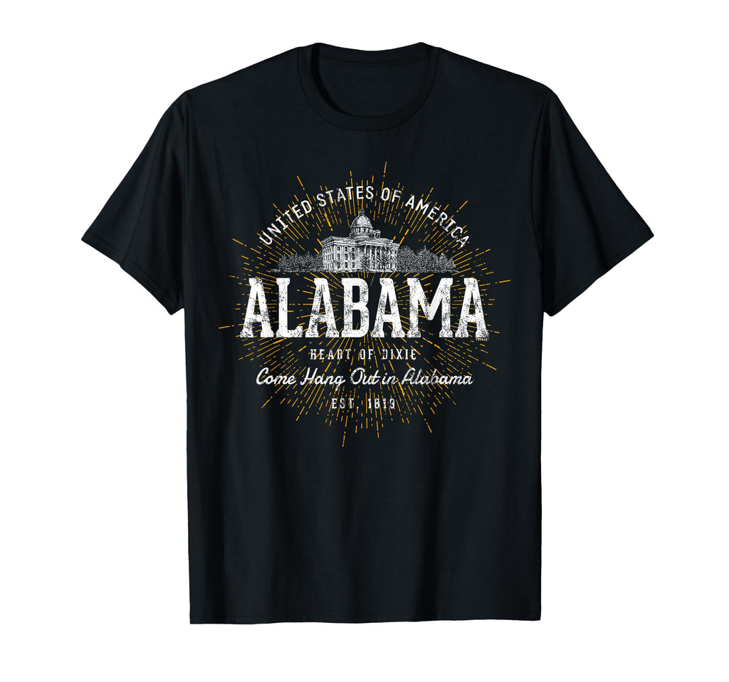 Alabama State Alabama T-Shirt - Graphic Print Unisex - T-Shirt, Sweatshirt, Hoodie