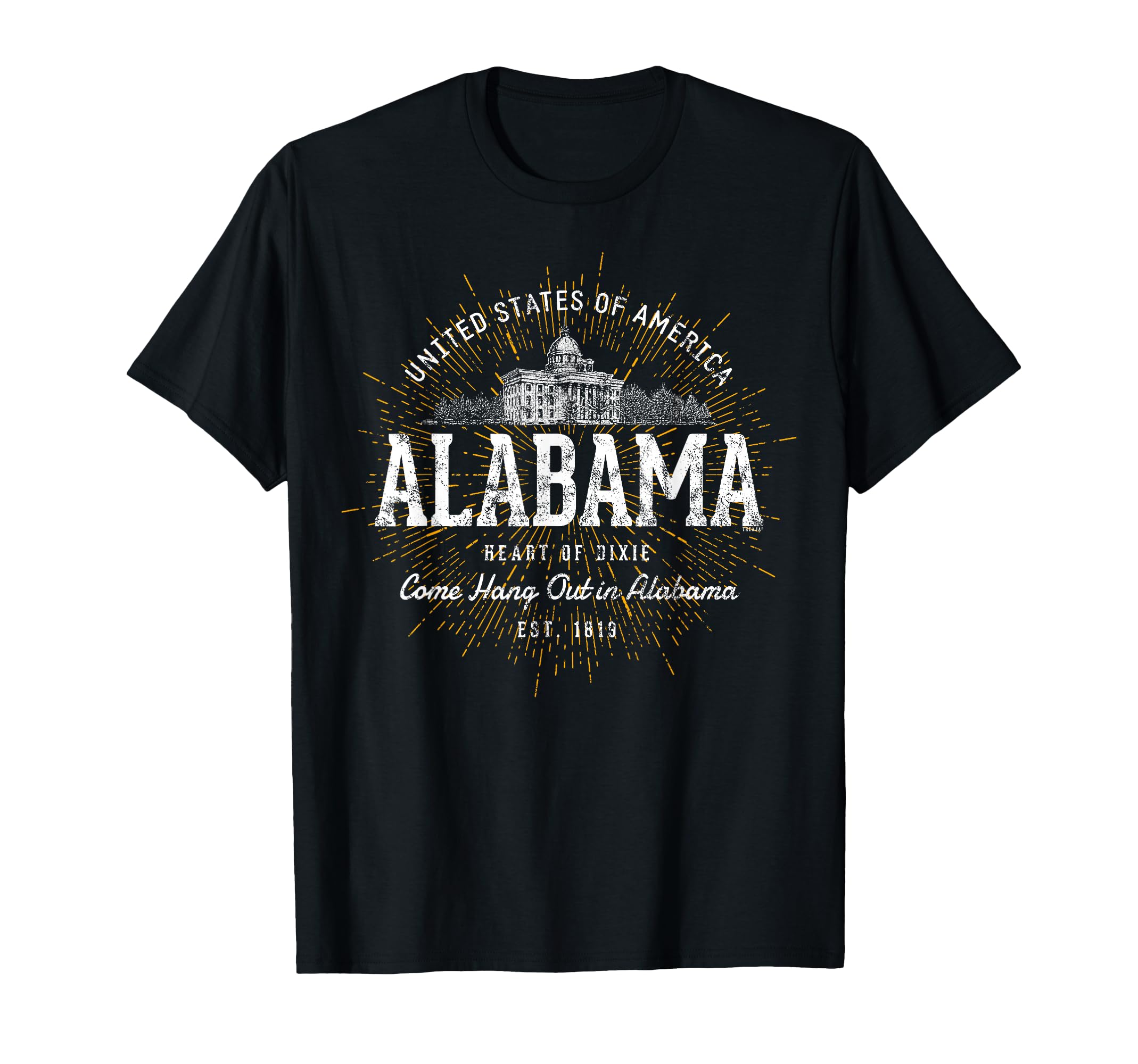 Alabama State Alabama T-Shirt - Graphic Print Unisex - T-Shirt, Sweatshirt, Hoodie