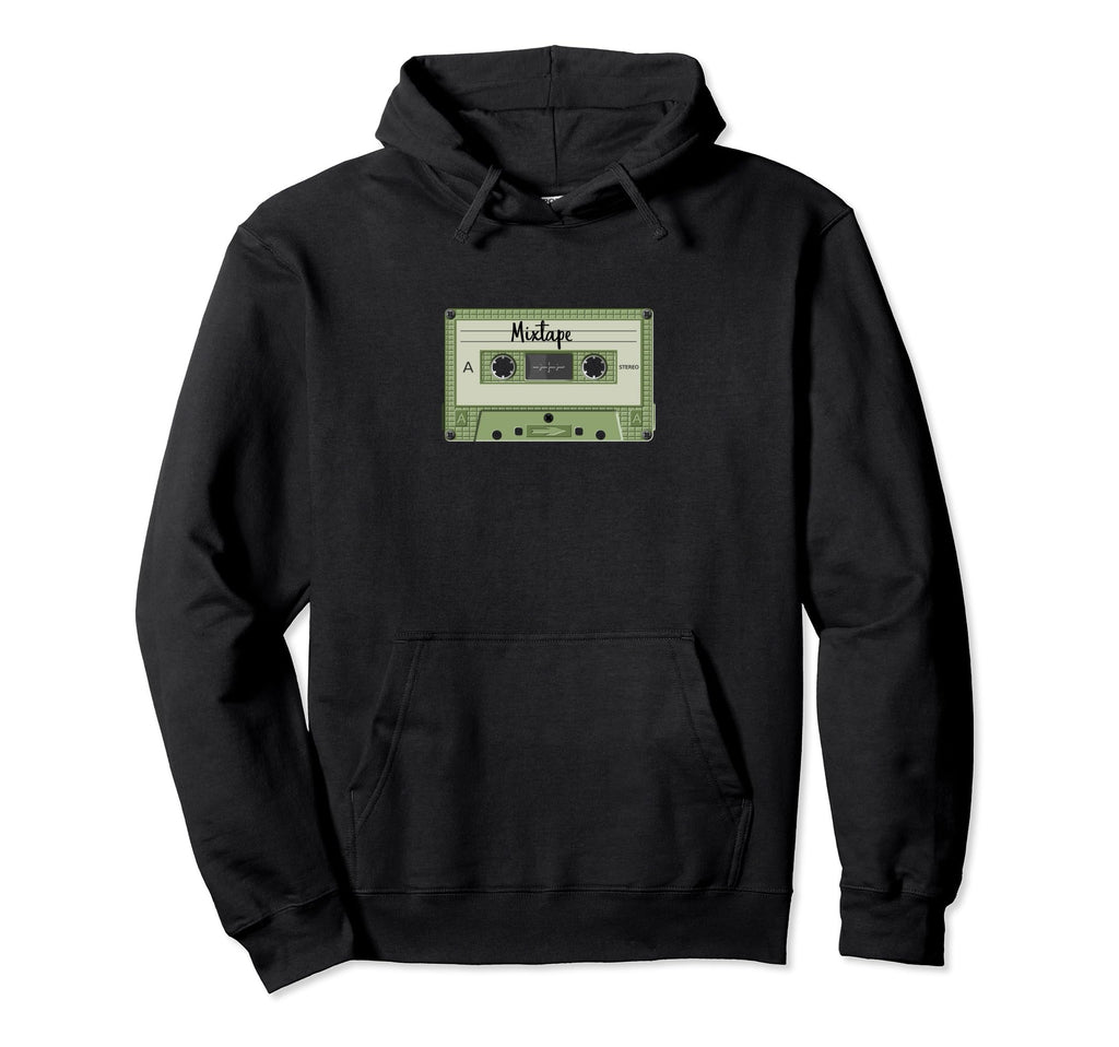 Green Cassette Mixtape Experience Hoodie - Casual Everyday Wear for Adults - T-Shirt, Sweatshirt, Hoodie