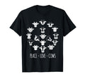 Peace Love Cow T-Shirt - Novelty Apparel for Adults - T-Shirt, Sweatshirt, Hoodie