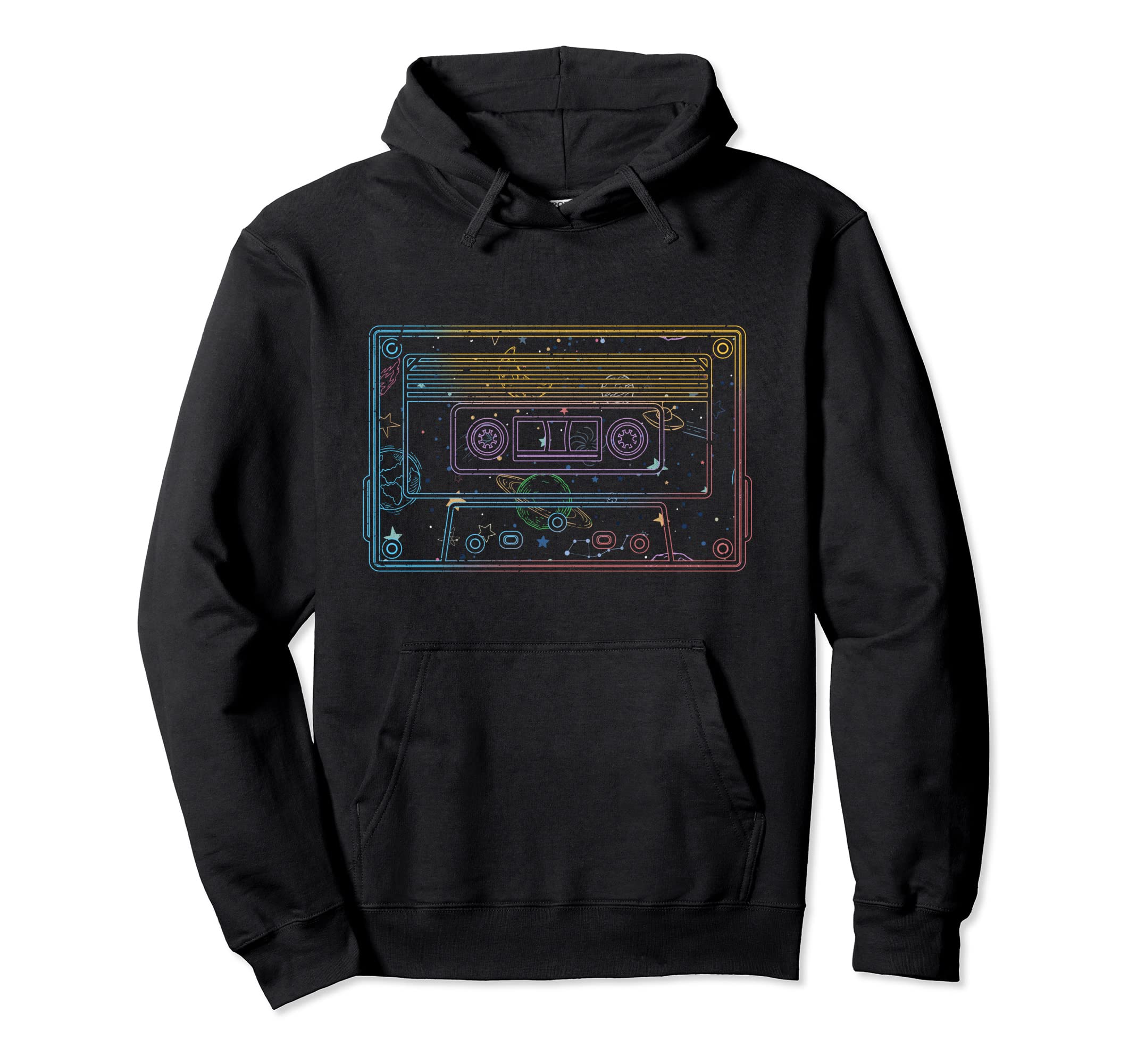 80S Music Cassette Mixtape Eighties Hoodie - Novelty Apparel Men Women - T-Shirt, Sweatshirt, Hoodie