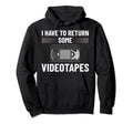 Vhs Player Videotape Video Cassette Hoodie - Aesthetic Graphic for Adults - T-Shirt, Sweatshirt, Hoodie