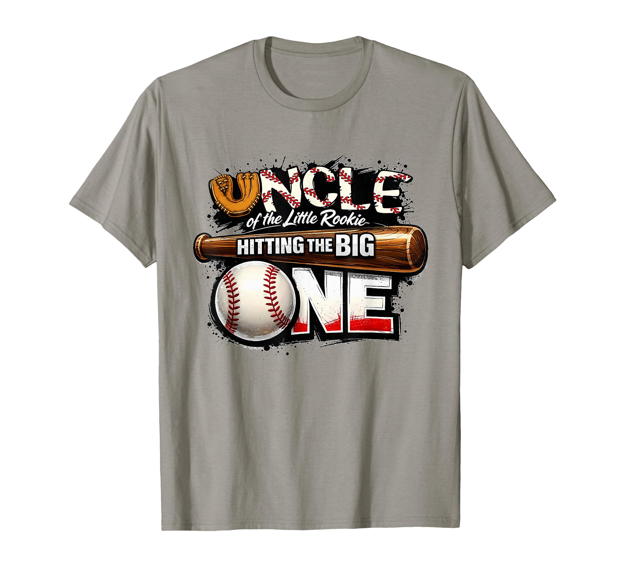 Uncle Lil Rookie Baseball 1St Birthday T-Shirt - Custom Art Print Men Women - T-Shirt, Sweatshirt, Hoodie