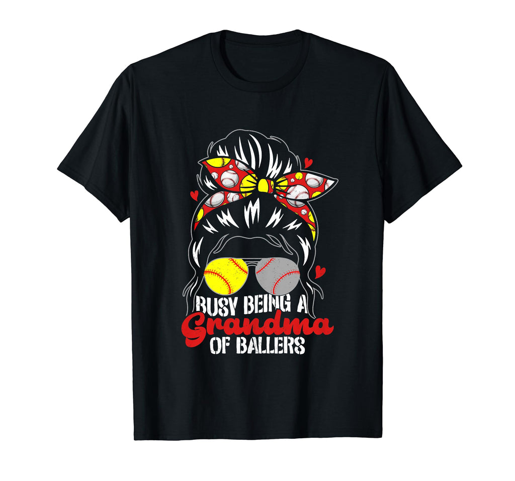 Grandma Ballers Softball Baseball T-Shirt - Minimalist Print for Adults - T-Shirt, Sweatshirt, Hoodie