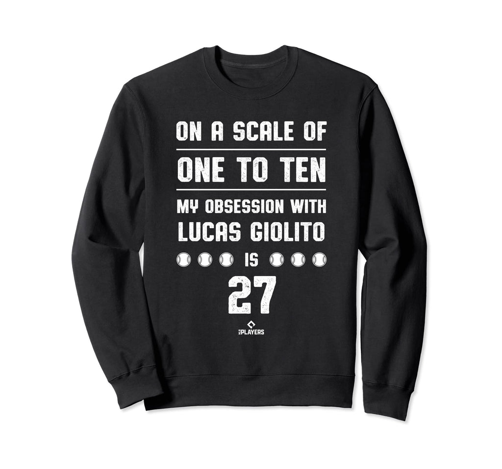 Lucas Giolito Obsession Chicago Sweatshirt - Novelty Apparel Men Women - T-Shirt, Sweatshirt, Hoodie