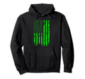 Distressed American Flag Hoodie - Aesthetic Graphic Men Women - T-Shirt, Sweatshirt, Hoodie