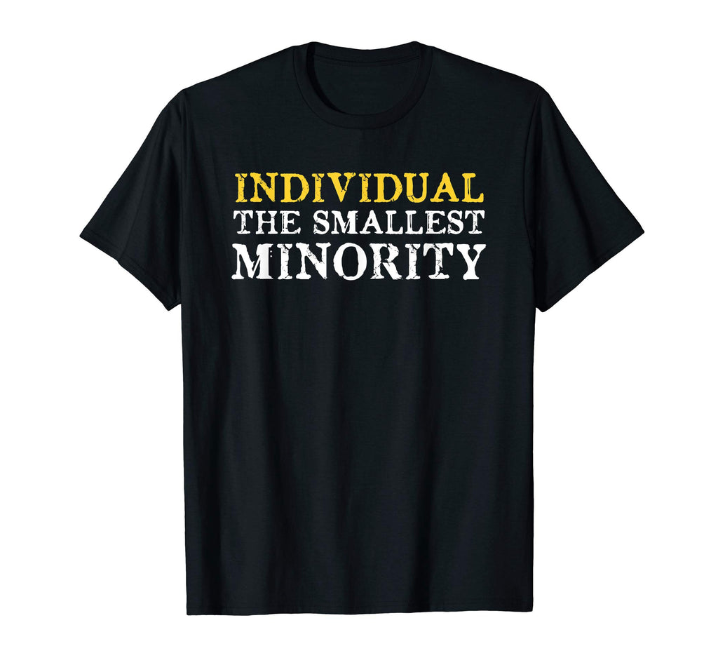 Distressed Libertarian Individual T-Shirt - Fun Novelty Design Men Women - T-Shirt, Sweatshirt, Hoodie