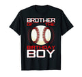 Brother Birthday Baseball Theme Bday T-Shirt - Custom Art Print Unisex - T-Shirt, Sweatshirt, Hoodie