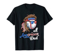 All American Dad Baseball Dad Mullet T-Shirt - Minimalist Print Men Women - T-Shirt, Sweatshirt, Hoodie