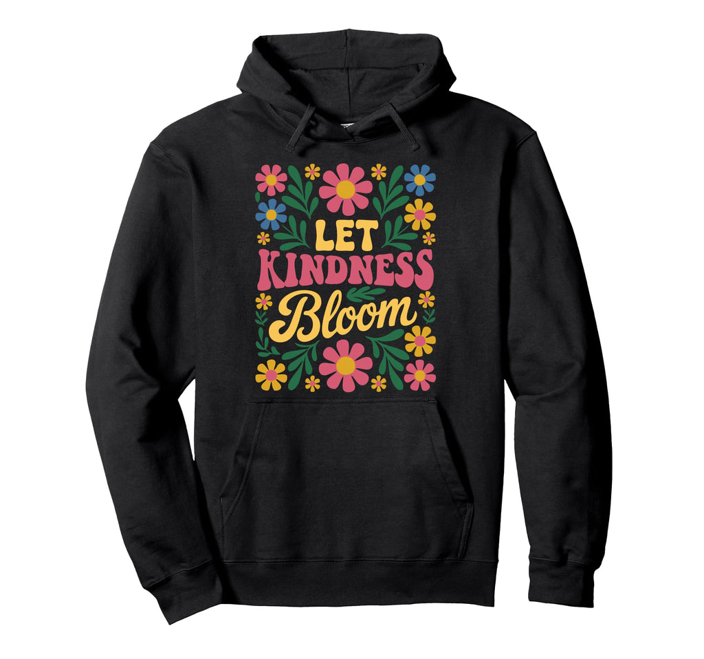 Let Kindness Bloom Boho Matisse Flower Hoodie - Custom Art Print Unisex - T-Shirt, Sweatshirt, Hoodie