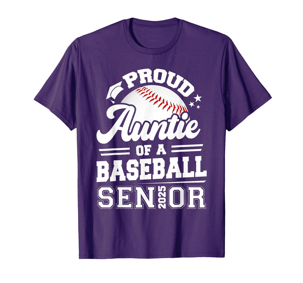 Proud Auntie Baseball Senior Class T-Shirt - Aesthetic Graphic Men Women - T-Shirt, Sweatshirt, Hoodie
