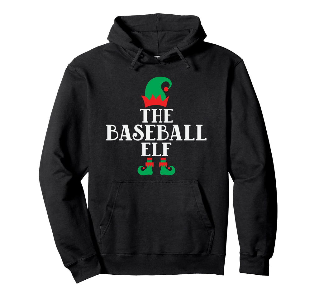 Baseball Elf Matching Family Elf Hoodie - Custom Art Print Men Women - T-Shirt, Sweatshirt, Hoodie