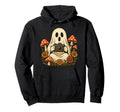 Fall Mushroom Ghost Camera Woodland Hoodie - Minimalist Print for Adults - T-Shirt, Sweatshirt, Hoodie