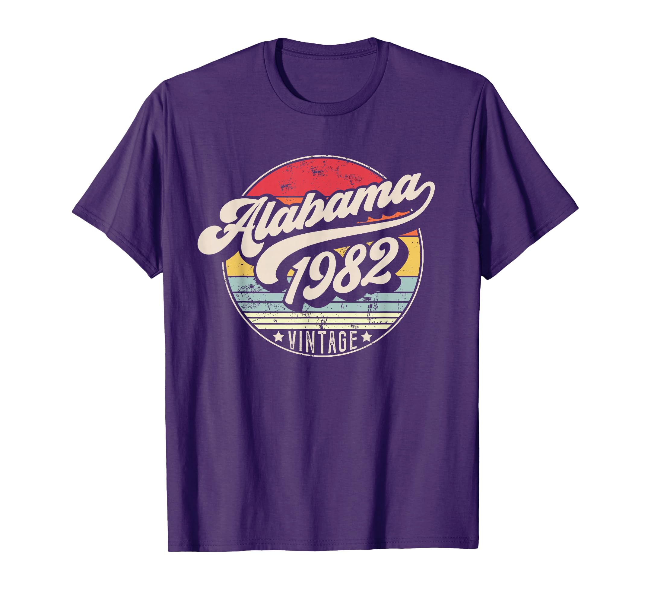 Alabama 1982 Birthday Sunset T-Shirt - Casual Everyday Wear Unisex - T-Shirt, Sweatshirt, Hoodie
