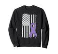 Epilepsy Awareness Ribbon Sweatshirt - Minimalist Print for Adults - T-Shirt, Sweatshirt, Hoodie