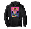 Anime Muscle Mommy Weightlifting Fitness Hoodie - Graphic Print Men Women - T-Shirt, Sweatshirt, Hoodie