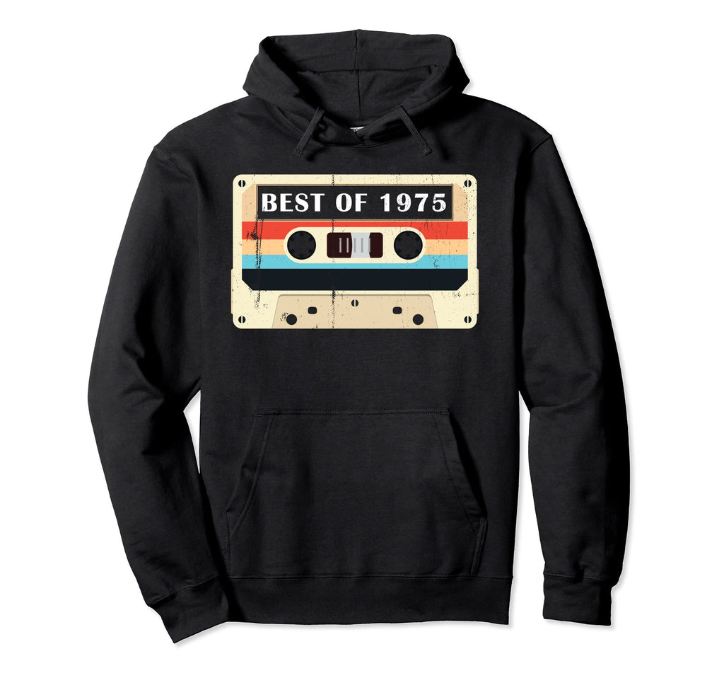 46Th Birthday Cassette Tape Hoodie - Fun Novelty Design for Adults - T-Shirt, Sweatshirt, Hoodie