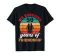 We Survived 50 Years Friendship Sunset T-Shirt - Streetwear Style Unisex - T-Shirt, Sweatshirt, Hoodie