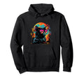 Funny Cat Vaporwave Aesthetic Animal Lover Hoodie - Trendy Graphic Unisex - T-Shirt, Sweatshirt, Hoodie