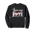 Love My Baseball Mom Baseball Player Sweatshirt - Trendy Graphic Men Women - T-Shirt, Sweatshirt, Hoodie