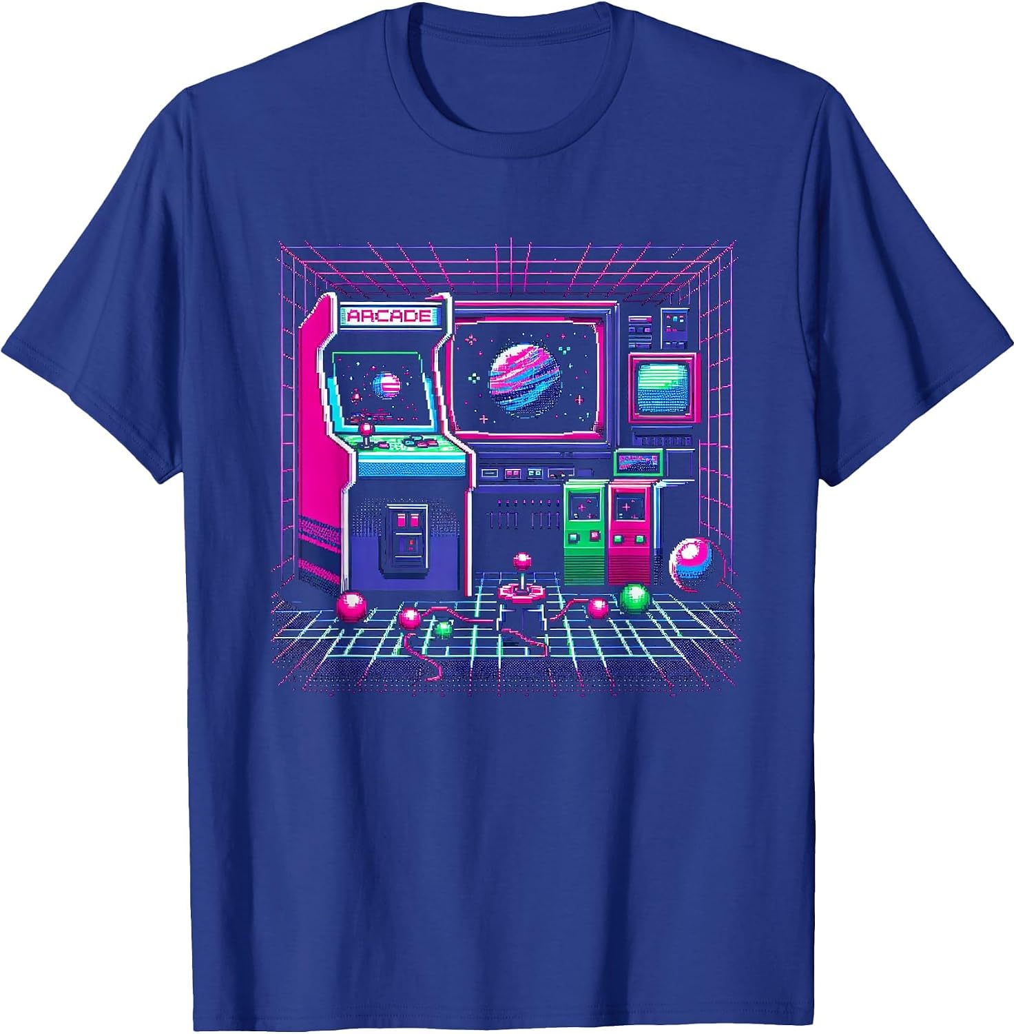 Retro Arcade - Adult & Kids T-Shirts, Sweatshirts & Hoodies apparel design preview 1